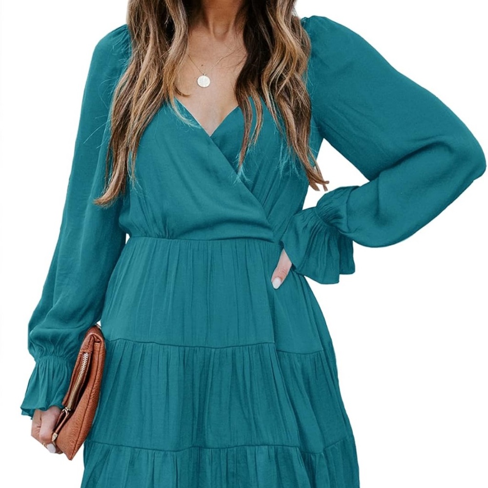 Teal dress